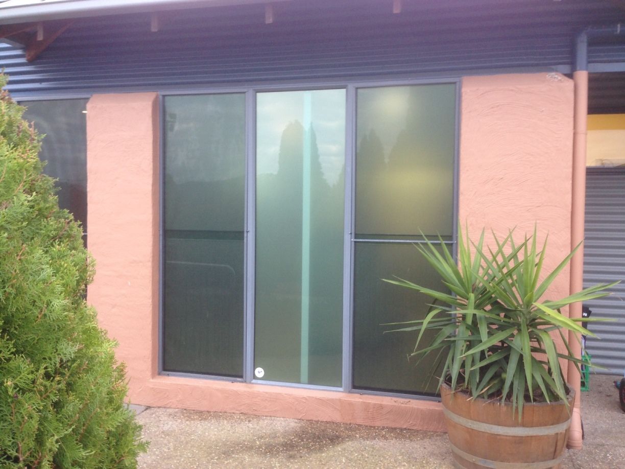 Add some privacy with AlpineTint frosted window films.