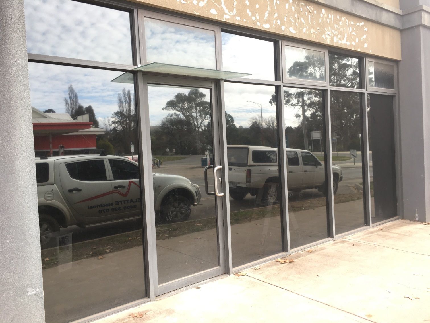 AlpineTint dark solar control window film installation done in Mansfield.