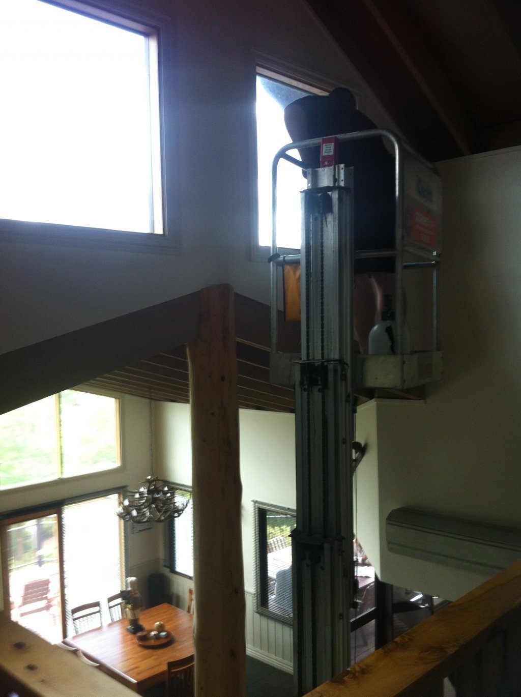 AlpineTint lightly dark solar control window film installation done in Bright.